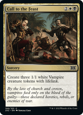 Call to the Feast : DOUBLE MASTERS 2022 - 190/331 - Lockett Labs UK