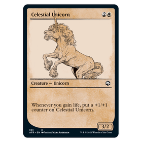 Celestial Unicorn (Showcase) : DUNGEONS & DRAGONS: ADVENTURES IN THE FORGOTTEN REALMS - 301