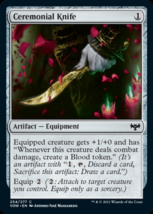 Ceremonial Knife : INNISTRAD CRIMSON VOW - 254/277