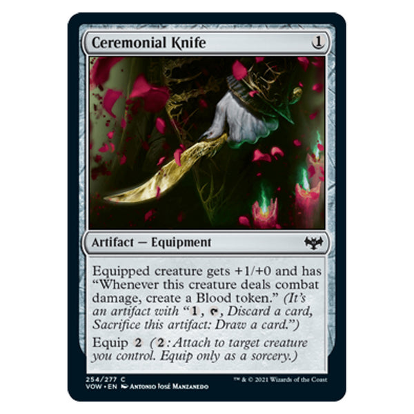Ceremonial Knife : INNISTRAD CRIMSON VOW - 254/277