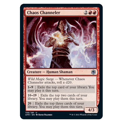 Chaos Channeler : DUNGEONS & DRAGONS: ADVENTURES IN THE FORGOTTEN REALMS - 136/281