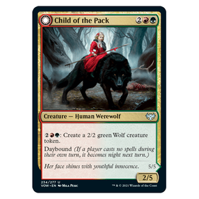 Child of the Pack // Savage Packmate : INNISTRAD CRIMSON VOW - 234/277