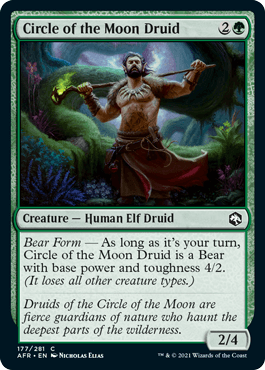 Circle of the Moon Druid : DUNGEONS & DRAGONS: ADVENTURES IN THE FORGOTTEN REALMS - 177/281 - Lockett Labs UK