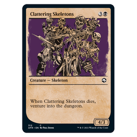 Clattering Skeletons (Showcase) : DUNGEONS & DRAGONS: ADVENTURES IN THE FORGOTTEN REALMS - 312