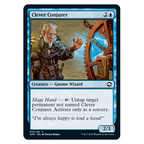 Clever Conjurer : DUNGEONS & DRAGONS: ADVENTURES IN THE FORGOTTEN REALMS - 051/281