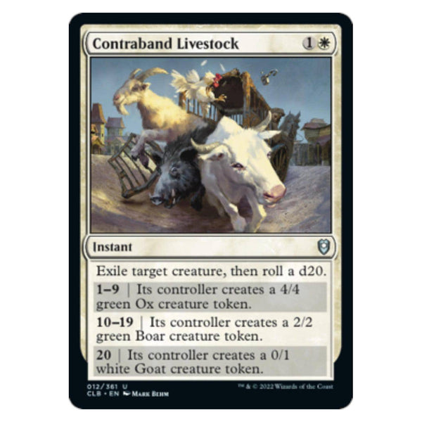 Contraband Livestock : DUNGEONS & DRAGONS: BATTLE FOR BALDUR'S GATE - 012/361