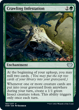Crawling Infestation : INNISTRAD CRIMSON VOW - 193/277 - Lockett Labs UK