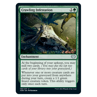 Crawling Infestation : INNISTRAD CRIMSON VOW - 193/277
