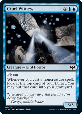 Cruel Witness : INNISTRAD CRIMSON VOW - 055/277 - Lockett Labs UK