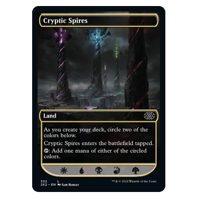 Cryptic Spires (BORDERLESS) : DOUBLE MASTERS 2022 - 332