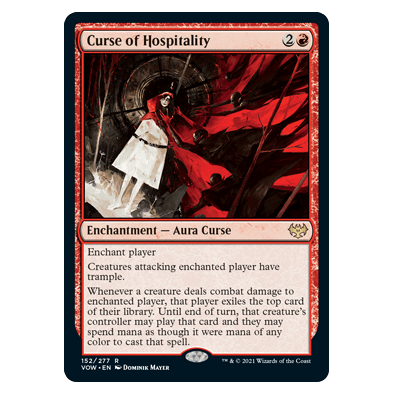 Curse of Hospitality : INNISTRAD CRIMSON VOW - 152/277