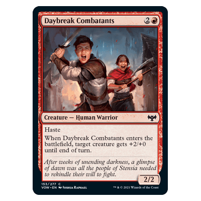 Daybreak Combatants : INNISTRAD CRIMSON VOW - 153/277