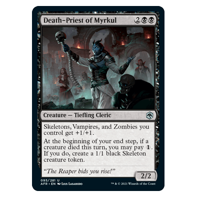 Death-Priest of Myrkul : DUNGEONS & DRAGONS: ADVENTURES IN THE FORGOTTEN REALMS - 095/281