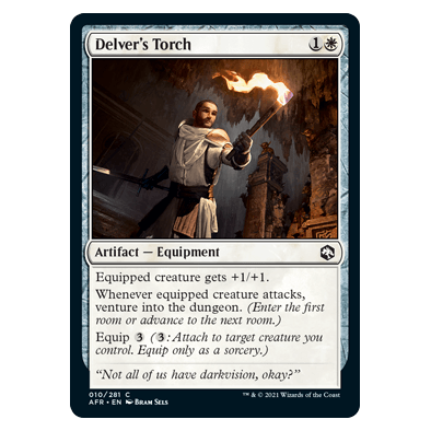 Delver's Torch : DUNGEONS & DRAGONS: ADVENTURES IN THE FORGOTTEN REALMS - 010/281