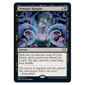Demonic Bargain : INNISTRAD CRIMSON VOW - 103/277