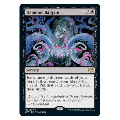 Demonic Bargain : INNISTRAD CRIMSON VOW - 103/277
