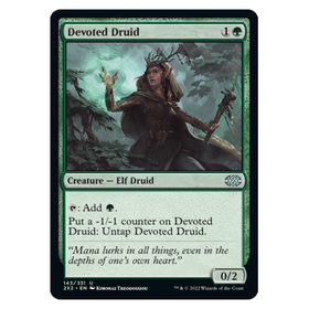 Devoted Druid (FOIL) : DOUBLE MASTERS 2022 - 143/331