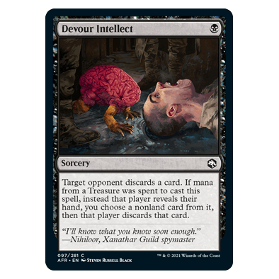 Devour Intellect : DUNGEONS & DRAGONS: ADVENTURES IN THE FORGOTTEN REALMS - 097/281
