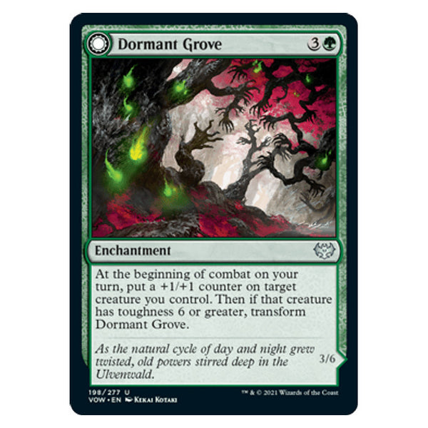 Dormant Grove // Gnarled Grovestrider : INNISTRAD CRIMSON VOW - 198/277