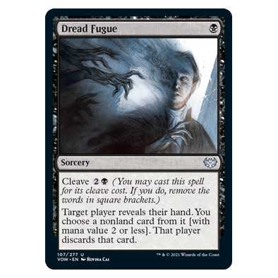 Dread Fugue : INNISTRAD CRIMSON VOW - 107/277