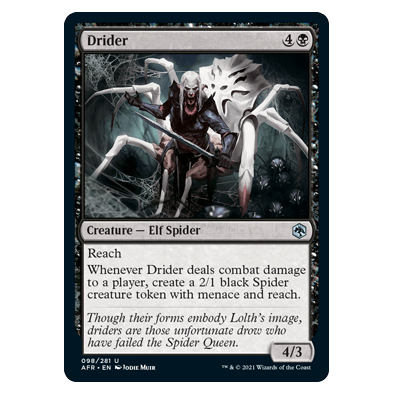 Drider : DUNGEONS & DRAGONS: ADVENTURES IN THE FORGOTTEN REALMS - 098/281