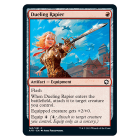 Dueling Rapier : DUNGEONS & DRAGONS: ADVENTURES IN THE FORGOTTEN REALMS - 140/281