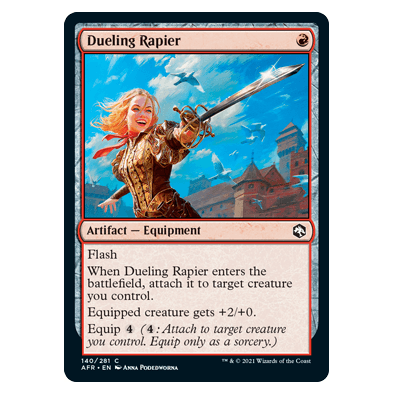 Dueling Rapier : DUNGEONS & DRAGONS: ADVENTURES IN THE FORGOTTEN REALMS - 140/281