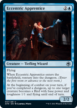Eccentric Apprentice : DUNGEONS & DRAGONS: ADVENTURES IN THE FORGOTTEN REALMS - 057/281 - Lockett Labs UK