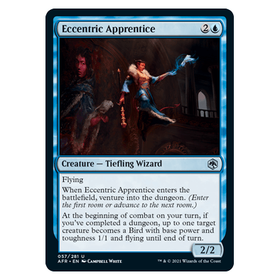 Eccentric Apprentice : DUNGEONS & DRAGONS: ADVENTURES IN THE FORGOTTEN REALMS - 057/281