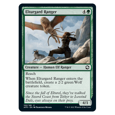 Elturgard Ranger : DUNGEONS & DRAGONS: ADVENTURES IN THE FORGOTTEN REALMS - 182/281