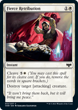 Fierce Retribution : INNISTRAD CRIMSON VOW - 013/277 - Lockett Labs UK