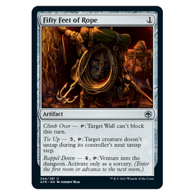 Fifty Feet of Rope : DUNGEONS & DRAGONS: ADVENTURES IN THE FORGOTTEN REALMS - 244/281