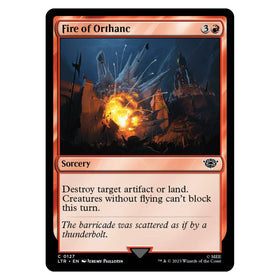 Fire of Orthanc (Foil) : THE LORD OF THE RINGS: TALES OF MIDDLE-EARTH - 0127