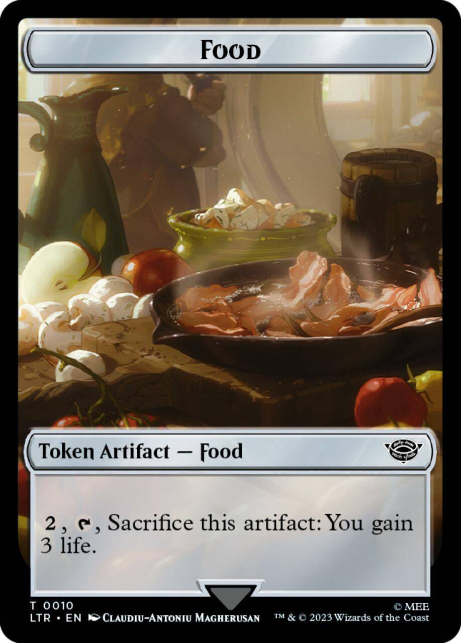 Food // Orc Army Double-Sided Token (Foil) : THE LORD OF THE RINGS: TALES OF MIDDLE-EARTH - 0010 // 0006 - Lockett Labs UK