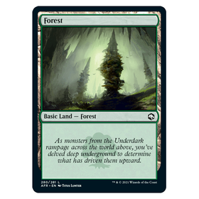 Forest (FOIL) : DUNGEONS & DRAGONS: ADVENTURES IN THE FORGOTTEN REALMS - 280/281