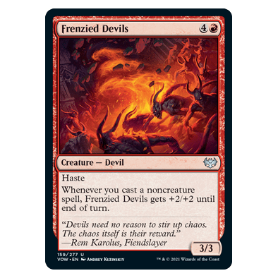 Frenzied Devils : INNISTRAD CRIMSON VOW - 159/277