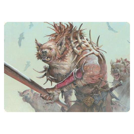 Gnoll : DUNGEONS & DRAGONS: ADVENTURES IN THE FORGOTTEN REALMS (Art card) - 011/081