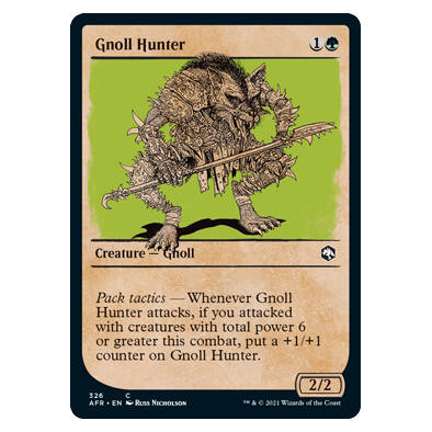 Gnoll Hunter (Showcase) : DUNGEONS & DRAGONS: ADVENTURES IN THE FORGOTTEN REALMS - 326