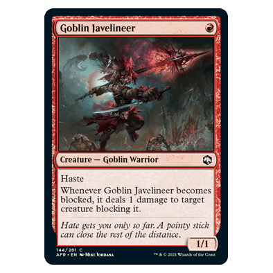 Goblin Javelineer : DUNGEONS & DRAGONS: ADVENTURES IN THE FORGOTTEN REALMS - 144/281