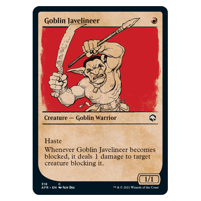 Goblin Javelineer (Showcase) : DUNGEONS & DRAGONS: ADVENTURES IN THE FORGOTTEN REALMS - 318