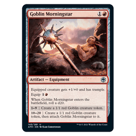 Goblin Morningstar : DUNGEONS & DRAGONS: ADVENTURES IN THE FORGOTTEN REALMS - 145/281