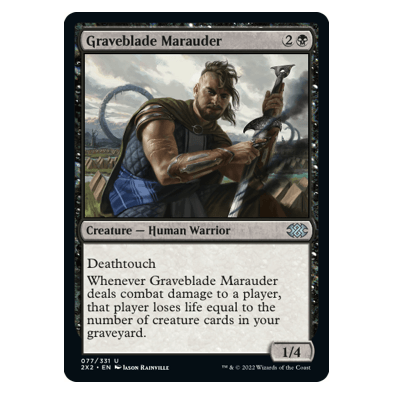 Graveblade Marauder : DOUBLE MASTERS 2022 - 077/331