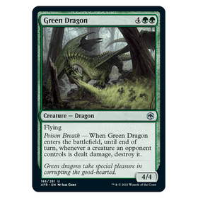 Green Dragon : DUNGEONS & DRAGONS: ADVENTURES IN THE FORGOTTEN REALMS - 186/281