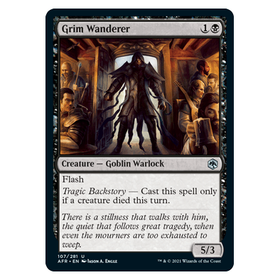 Grim Wanderer : DUNGEONS & DRAGONS: ADVENTURES IN THE FORGOTTEN REALMS - 107/281