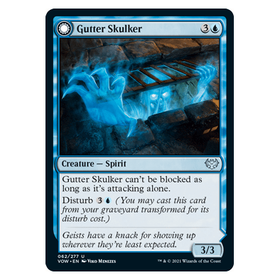 Gutter Skulker // Gutter Shortcut : INNISTRAD CRIMSON VOW - 062/277