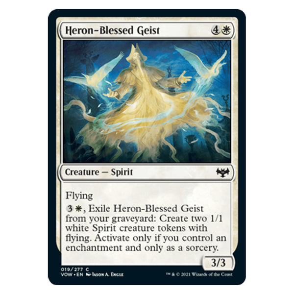 Heron-Blessed Geist : INNISTRAD CRIMSON VOW - 019/277