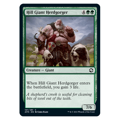 Hill Giant Herdgorger : DUNGEONS & DRAGONS: ADVENTURES IN THE FORGOTTEN REALMS - 187/281