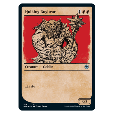 Hulking Bugbear (Showcase) : DUNGEONS & DRAGONS: ADVENTURES IN THE FORGOTTEN REALMS - 319