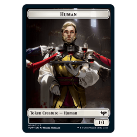 Human Token : INNISTRAD CRIMSON VOW - 001/021