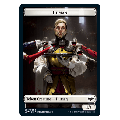 Human Token : INNISTRAD CRIMSON VOW - 001/021